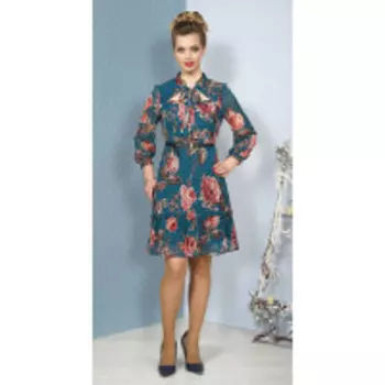 Платье Alani-1084 В цвете: Зеленый; Размеры: 44