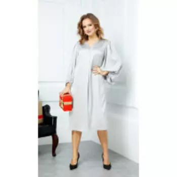 Платье Anastasia-517/5 В цвете: Серый; Размеры: 56,50,52,48,54