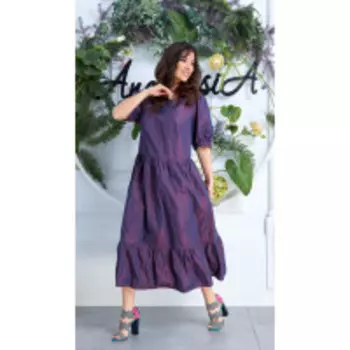 Платье Anastasia-620 В цвете: Фиолетовый; Размеры: 56,58,50,52,48,54