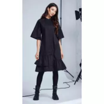 Платье Andrea Fashion-AF-101 В цвете: Черный; Размеры: 46,48,44,42