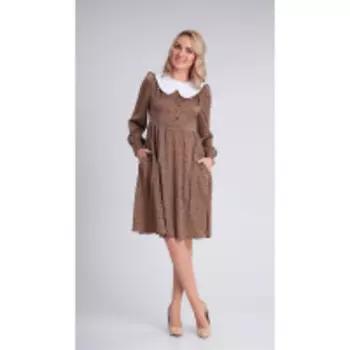 Платье Andrea Fashion-AF-121/1 В цвете: Коричневый; Размеры: 46,44