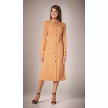 Платье Andrea Fashion-AF-30 В цвете: Бежевый; Размеры: 50,46,48,44