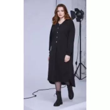 Платье Andrea Style-0337 В цвете: Черный; Размеры: 56,52,54