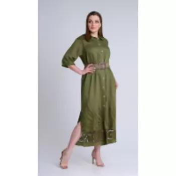Платье Andrea Style-0350 В цвете: Зеленый; Размеры: 56,58,52