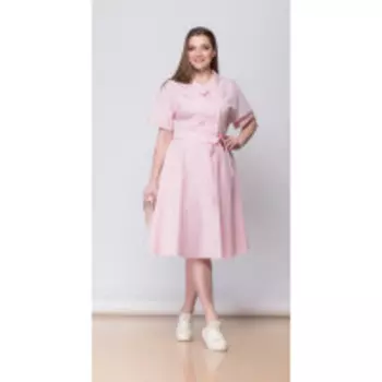 Платье Anna Majewska-1197r В цвете: Розовый; Размеры: 50,52,46,48,54,44