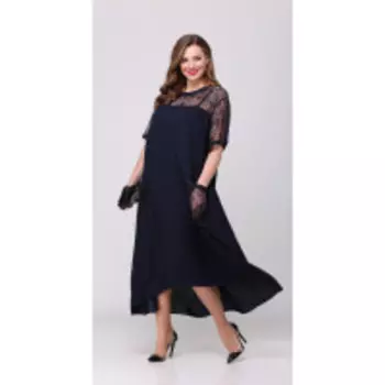 Платье Anna Majewska-1314 BB В цвете: Синий; Размеры: 60,62,64