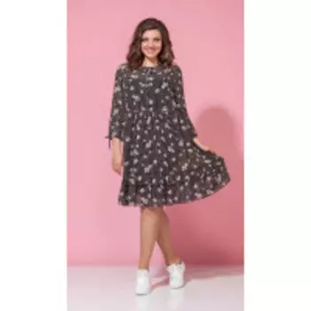 Платье Anna Majewska-1332 В цвете: Серый; Размеры: 46,48,44,42