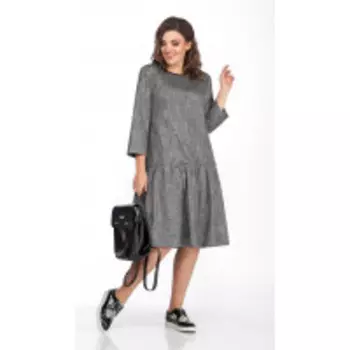Платье Anna Majewska-1420 В цвете: Серый; Размеры: 50,52,46,48,44,42