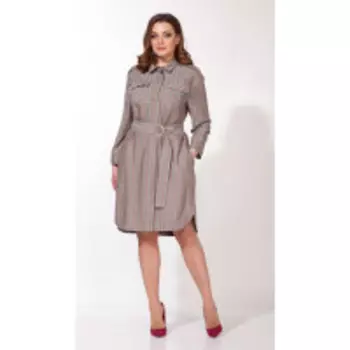 Платье Anna Majewska-1448 В цвете: Серый, Зеленый; Размеры: 50,52,54