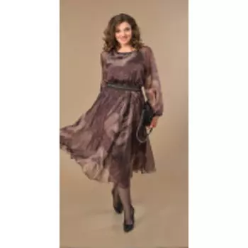 Платье Anna Majewska-А234 W В цвете: Коричневый; Размеры: 52