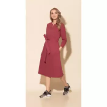 Платье Anna Majewska-М-1329 B В цвете: Красный; Размеры: 50,48