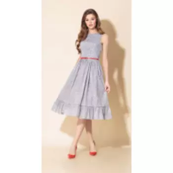 Платье Anna Majewska-М-1339 В цвете: Серый; Размеры: 46,48,44,42