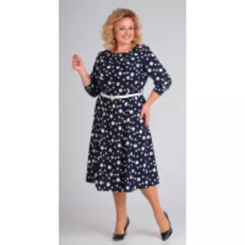 Платье Асолия-2373 В цвете: Синий; Размеры: 52