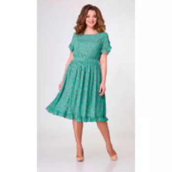 Платье Асолия-2534 В цвете: Зеленый; Размеры: 50,52,48