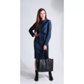 Платье Axxa-55118 В цвете: Синий; Размеры: 54