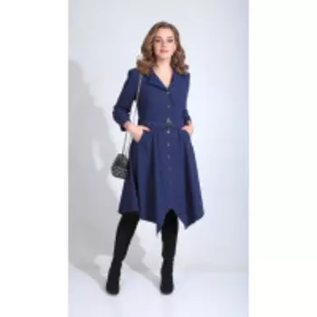 Платье Axxa-55159A В цвете: Синий; Размеры: 50,52,46,48