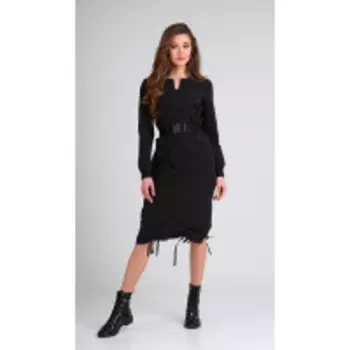 Платье Axxa-55165 В цвете: Черный; Размеры: 50,46,48