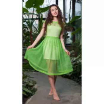 Платье Azzara-416 В цвете: Зеленый; Размеры: 46,48,44