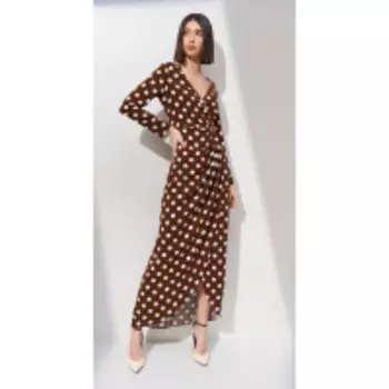 Платье Beauty-3503 В цвете: Коричневый; Размеры: 46,44,42