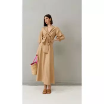 Платье Beauty-3794 В цвете: Бежевый; Размеры: 46,44,42