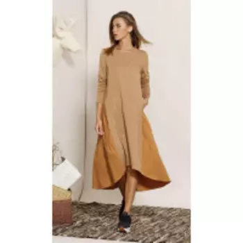 Платье Buter-2077 В цвете: Желтый; Размеры: 56,58,50,52,46,48,54,44