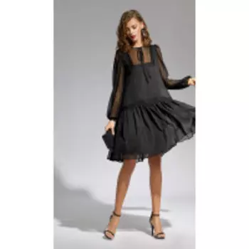 Платье Buter-2097 В цвете: Черный; Размеры: 50,52,46,42