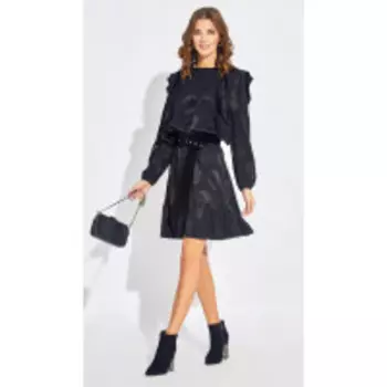 Платье Buter-2134 В цвете: Черный; Размеры: 50,46,48,44,42