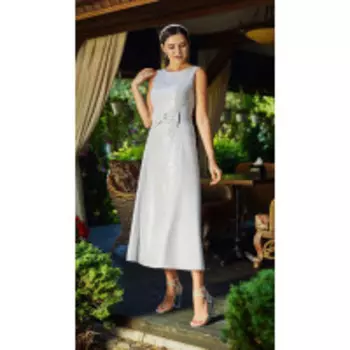 Платье Condra-4184 В цвете: Серый; Размеры: 50,46,44,42