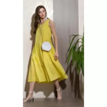 Платье Condra-4303 В цвете: Желтый; Размеры: 50,52,46,48,44,42