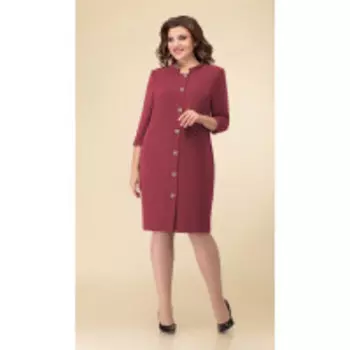 Платье Дали-3444/1 В цвете: Красный; Размеры: 50,52,46,48,54