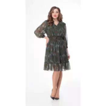 Платье Дали-3450 В цвете: Зеленый; Размеры: 46,48,44