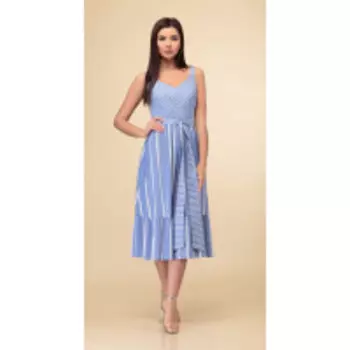 Платье Дали-3472 В цвете: Голубой; Размеры: 48