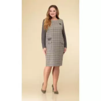 Платье Дали-4338 В цвете: Разноцветный; Размеры: 56,58,60,62