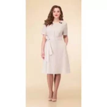 Платье Дали-4364 В цвете: Белый; Размеры: 50,52,44