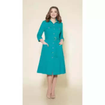 Платье Дали-5384/2 В цвете: Зеленый; Размеры: 50,52,48,54