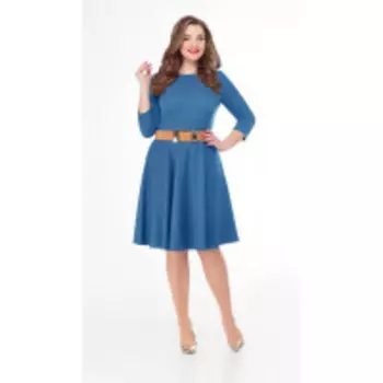 Платье Дали-5439/1 В цвете: Голубой; Размеры: 50,48