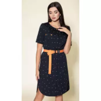 Платье Дали-5503 В цвете: Черный; Размеры: 50,52,46,48,54,44