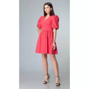 Платье Denissa Fashion-1356 В цвете: Красный; Размеры: 46,44,42