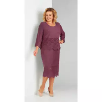 Платье Диамант-1469/1 В цвете: Красный; Размеры: 56,58,60,52,54