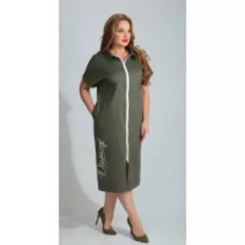 Платье Диамант-1516/1 В цвете: Зеленый; Размеры: 56,52,54