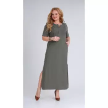 Платье Диамант-1657 В цвете: Серый, Зеленый; Размеры: 58,60