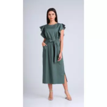 Платье Диамант-1678 В цвете: Зеленый; Размеры: 50,46,48