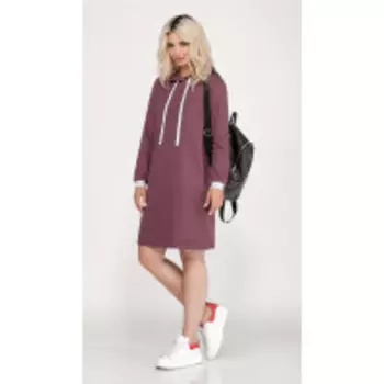 Платье DilanaVIP-1624 В цвете: Фиолетовый; Размеры: 50,46,48,44