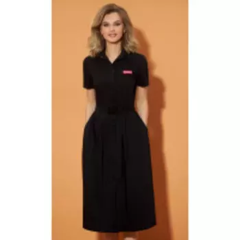 Платье DiLiaFashion-0488/1 В цвете: Черный; Размеры: 50,52,42