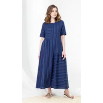 Платье Elady-3872 В цвете: Синий; Размеры: 56,58,60,62,54