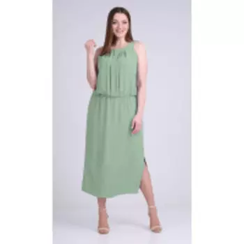 Платье Elga-01-706/2 В цвете: Зеленый; Размеры: 50,52,48