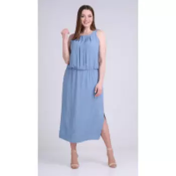 Платье Elga-01-706 В цвете: Голубой; Размеры: 50,52,48