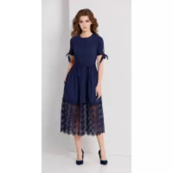 Платье EOLA-1654/1 В цвете: Синий; Размеры: 52,44