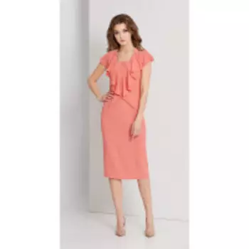 Платье EOLA-1673 В цвете: Красный; Размеры: 46,48,44