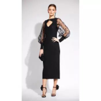 Платье EOLA-1969 В цвете: Черный; Размеры: 46,48,44